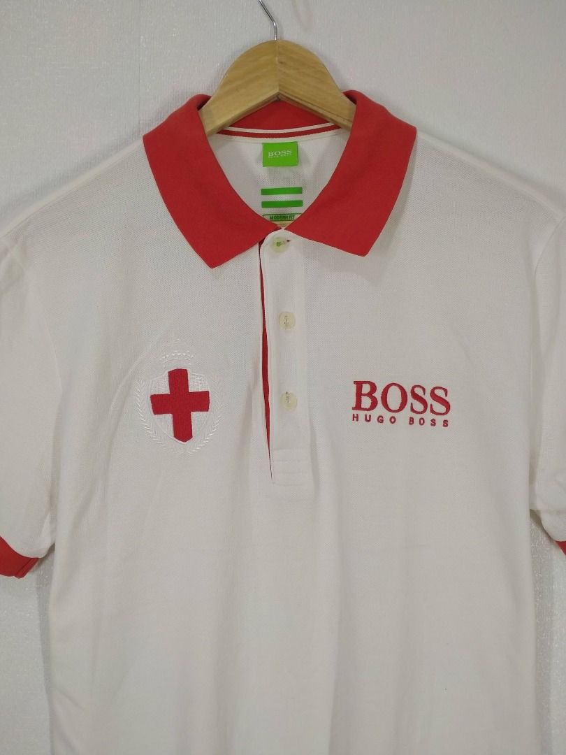 HUGO BOSS POLO SHIRT (Category: Tshirts & Polo Shirts ) located in Baguio. Submitted by fashionfinds1999 (Listing ID 1466775825, Image 2). Description: 28 X 21 MEDIUM EXCELLENT CONDITION + SHIPPING FEE.