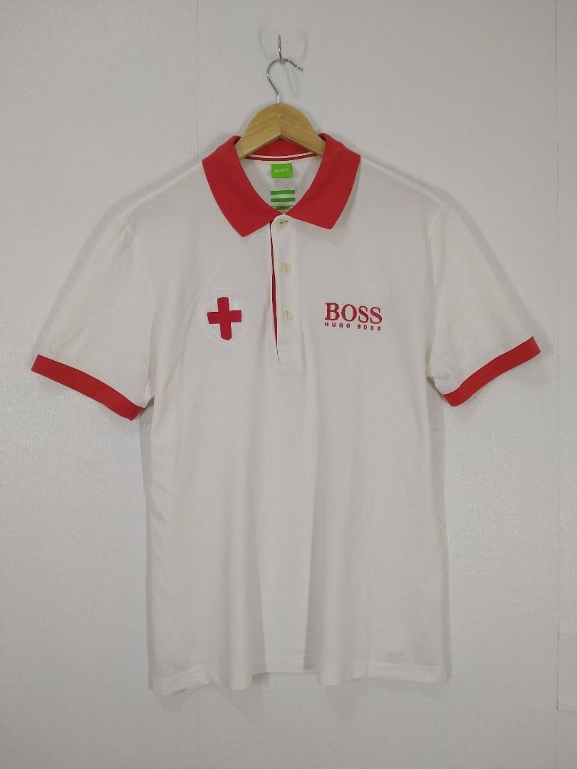 HUGO BOSS POLO SHIRT (Category: Tshirts & Polo Shirts ) located in Baguio. Submitted by fashionfinds1999 (Listing ID 1466775825, Image 1). Description: 28 X 21 MEDIUM EXCELLENT CONDITION + SHIPPING FEE.