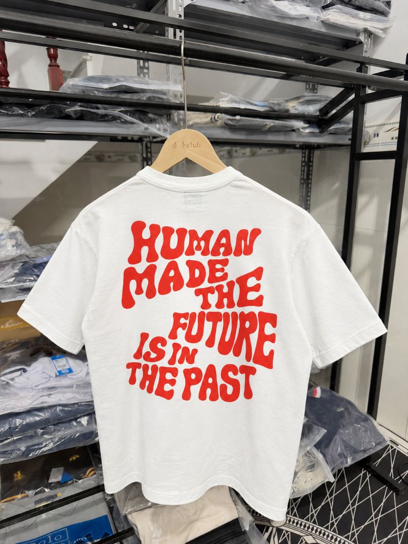 Human Made ''The future is the past'' Graphic Tee (Category: Shirts) located in San Fernando. Submitted by fynder (Listing ID 1466874093, Image 1). Description: Human Made ''The future is the past'' Graphic Tee Auth With Tags and packaging 💬 DM for more Photos or Size Chart 📦 Fast processing (Air cargo freight) 💬 More drops daily on IG: @fynder1 🔒 Buyer protection through Carousell — shop with confidence .