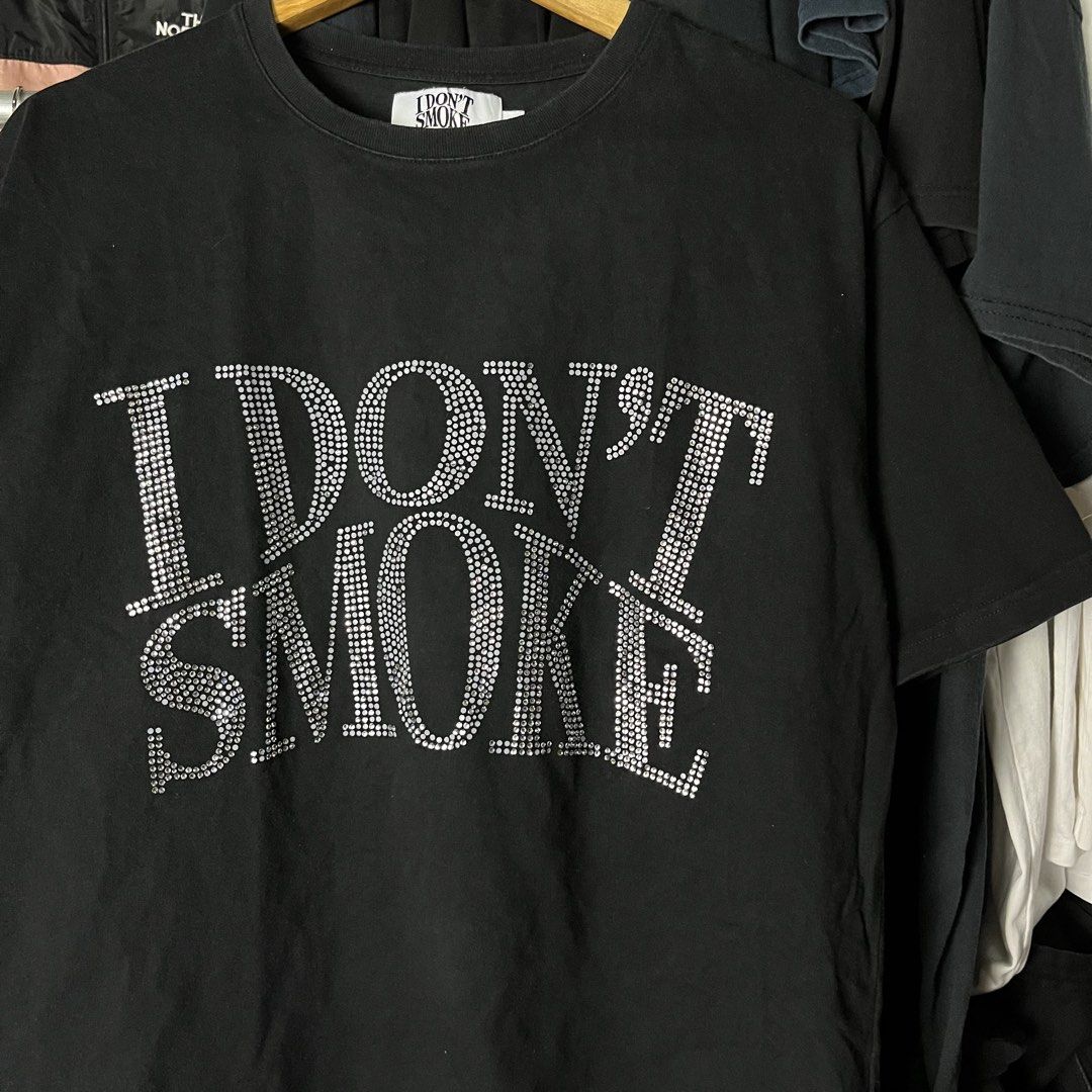 I DON’T SMOKE (Category: Tshirts & Polo Shirts ) located in Daet. Submitted by wearthriftingcloth. (Listing ID 1466931467, Image 2). Description: 👕IDS Size:M-L Measurement: W22x27 Issue(s): SEE ON PIC Condition: 9.5/10 Color rate: 9/10 ➡️Swipe- to see more detail pic 📌No Deleting/Cancelation‼️ 📌Color may Vary Due to Lighting‼️ 📌Please be responsible buyer Bogus/Flaker will be posted‼️ 📌All ltems Need Wash‼️.