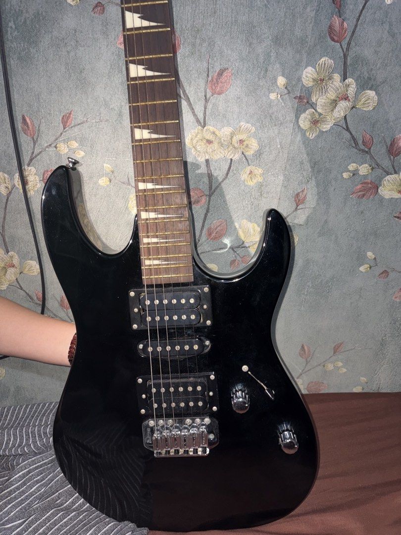 Ibanez GIO Electric Guitar Black (Category: Musical Instruments) located in Caloocan City. Submitted by ramenonly (Listing ID 1466946091, Image 3). Description: Ibanez Gio GRX70DX ‼️ NO BAG ‼️ ‼️ NO STRAP ‼️ Flaws indicated in the picture.
