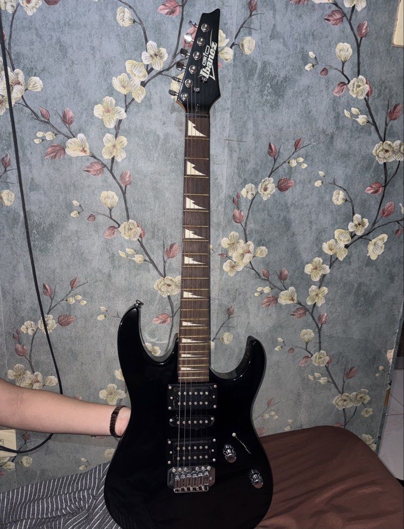 Ibanez GIO Electric Guitar Black (Category: Musical Instruments) located in Caloocan City. Submitted by ramenonly (Listing ID 1466946091, Image 1). Description: Ibanez Gio GRX70DX ‼️ NO BAG ‼️ ‼️ NO STRAP ‼️ Flaws indicated in the picture.