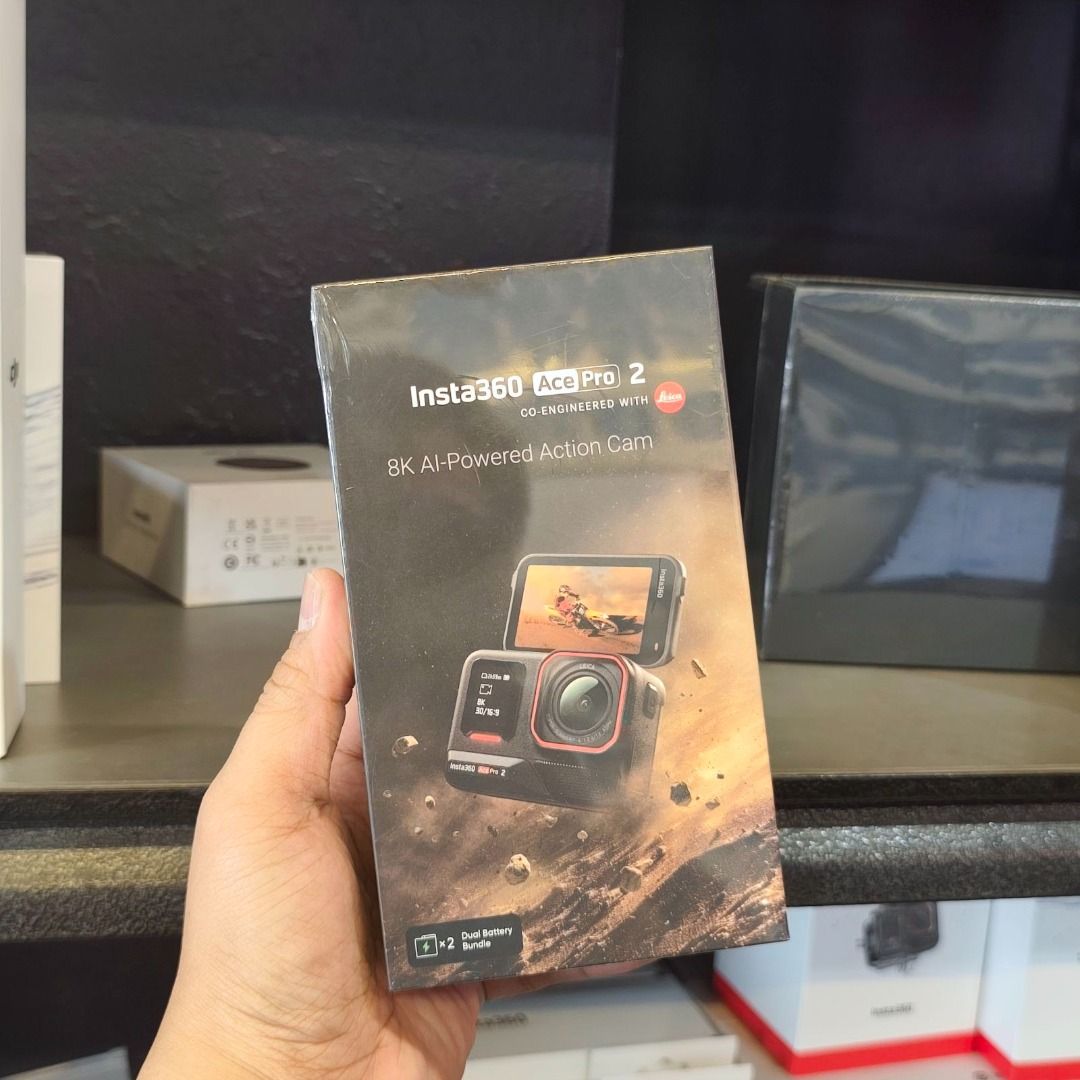 Insta360 Ace Pro 2 8K AI-Powered Action Cam (Category: Cameras) located in Cavite. Submitted by jerickher83429 (Listing ID 1466874302, Image 1). Description: 💬 Message us now for full specs & recommendations! 📷 Perfect for: ✔ Motorcycle rides ✔ Motovlogging ✔ Travel videos ✔ Content creation ✔ Action shots 💳 INSTALLMENT AVAILABLE BDO • BPI • HSBC • Chinabank • Unionbank • Salmon • Skyro • GGives All products are original with warranty. Specs m