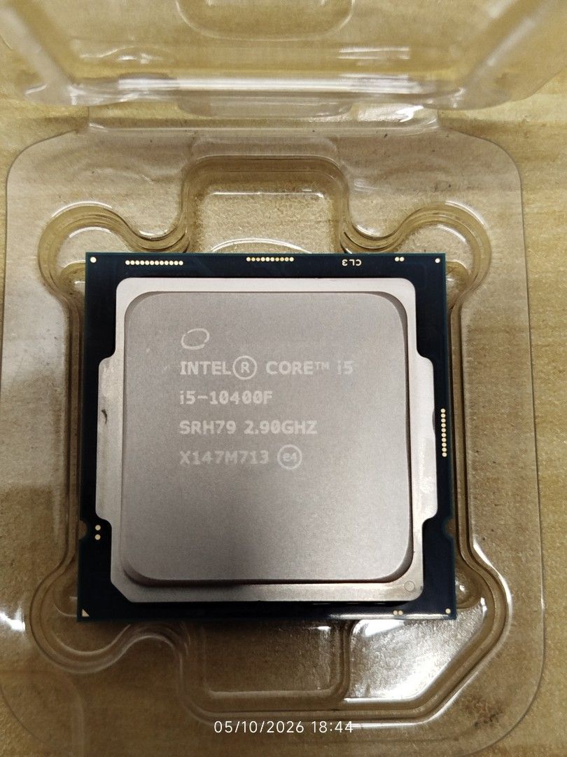 Intel i5-10400F 10th gen CPU/Processor (Category: Computer Parts) located in Quezon City. Submitted by nysysrmj (Listing ID 1466829148, Image 1). Description: FREE be quiet! Shadow Rock 3 CPU Cooler.