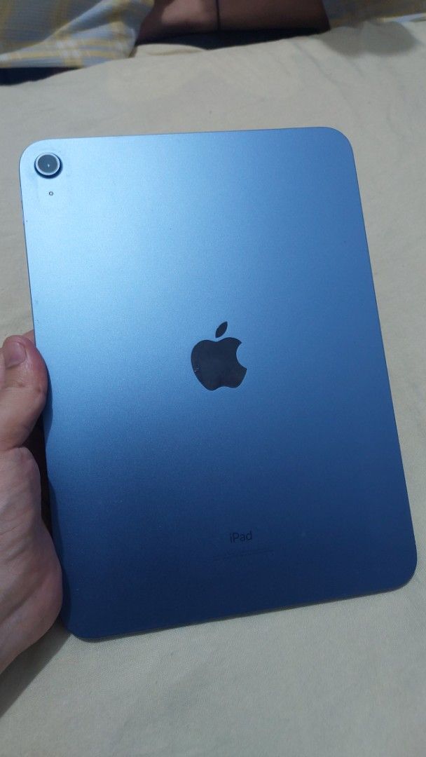 iPad 10th generation (Category: iPad) located in Manila. Submitted by arpitgupta10141 (Listing ID 1466911260, Image 2). Description: - Model: iPad 10th Generation - Storage: 64GB - Color: Blue - Condition: 8/10 (Pre-loved with minor signs of use) - Includes: Unique medical heart sketch protective case - Charger included - RFS : Upgrading to new - Meetup Location: SM Center Las Piñas (Alabang-Zapote Rd).
