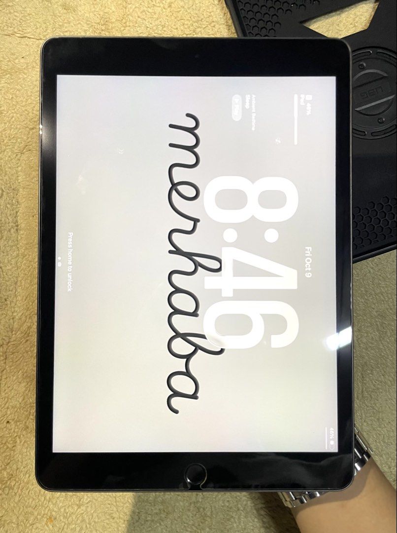 iPad 9th Generation (Category: iPad) located in Cavite. Submitted by bnsgfd (Listing ID 1466935120, Image 1). Description: ORIGINAL IPAD 9TH GEN 64GB-A13 BIONIC CHIP- WIFI ONLY 💰9,000 (slightly negotiable) ✅finger print working ✅true tone working ✅updated ios 26.6.2 ( latest ios still upgradatble to latest ios version) ✅good for online class ✅no icloud issue ✅no history of repair ✅unli reset upon meet up ✅wifi working ✅magic keyboard and keyboar
