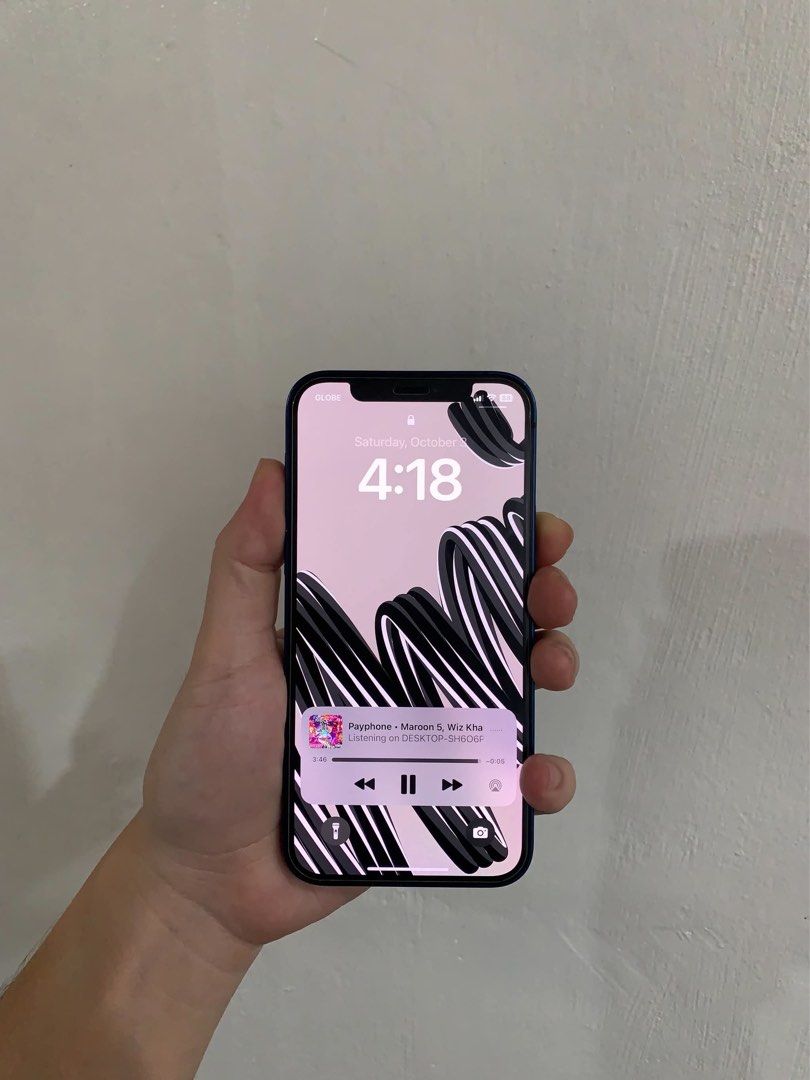 Iphone 12 128GB Blue (Category: iPhone 12 Series) located in Manila. Submitted by pauloreynoso (Listing ID 1466902688, Image 1). Description: For Sale Only - Iphone 12 128GB Quick Description: No Sim Restrictions (All sim pwede) 5G ready!✅ Battery Health - 75% (Original battery) IOS Version: 18.7.8 (Much stable than newer IOS version but depends on you if you would like to update to IOS27) Everything is WORKING NO REPAIR HISTORY EVERYTHING IS ORI