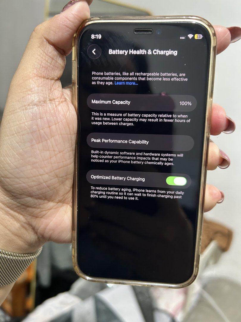 Iphone 12 Mini 256 GB white (Category: iPhone 12 Series) located in Cavite. Submitted by t_m_jazmin (Listing ID 1466915972, Image 3). Description: Bought abroad last Jan 2026 No known issues Battery health: 100% Face ID working Has 0.5 lens Available for sim card or E-Sim 5.4 inch OLED Display Lightweight Rfs: spare phone lang for vlogs, rarely used. - Can video call to check the unit. - Meetups available in SM Molino/Bacoor Coliseum/Evia Lifesty