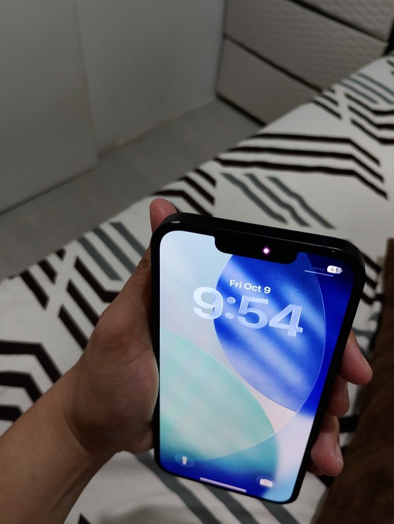 Iphone 13 (Category: iPhone 13 Series) located in Imus. Submitted by nettreasures.ph (Listing ID 1466469790, Image 3). Description: ❣️Selling my iphone 13 midnight blue ❣️ lightly used/lady owned ❣️Never pa na open ang unit or na repair/original ang lahat ng piyesa. ✅256gb storage ✅ios 26.6.1 ✅FU ANYSIM ✅5g connectivity ✅TRUE TONE ✅FACE ID ✅E-SIM FEATURES ✅NTC APPROVED Inclusion; unit, charger,bluetooth earphone worth 1k & case (no box wag na mag