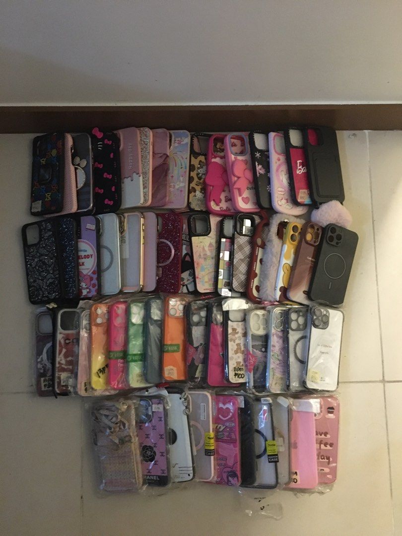 iphone 13 pro max cases assorted (Category: Cases & Sleeves) located in Manila. Submitted by carrie_05 (Listing ID 1466962420, Image 1). Description: 55pcs cases di na nagagamit may mga original na casetify jan goods pang resell pick up or meet up quezon ave loc!.