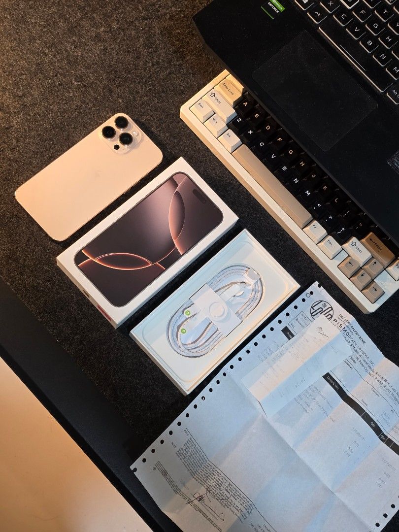 iPhone 16 Pro Max 1TB (Category: iPhone 16 Series) located in Makati City. Submitted by charlsedwrdd (Listing ID 1466877932, Image 1). Description: For sale: iPhone 16 Pro Max 1TB Desert Titanium Battery Health: 88% No scratches or dents Good as new COMPLETE ACCESSORIES: 1. Box 2. Unused USB C cable 3. With SmartDevil TG since Day 1 4. Case 5. Official Receipt Mostly used for photo and video taking RFS: Upgrade .