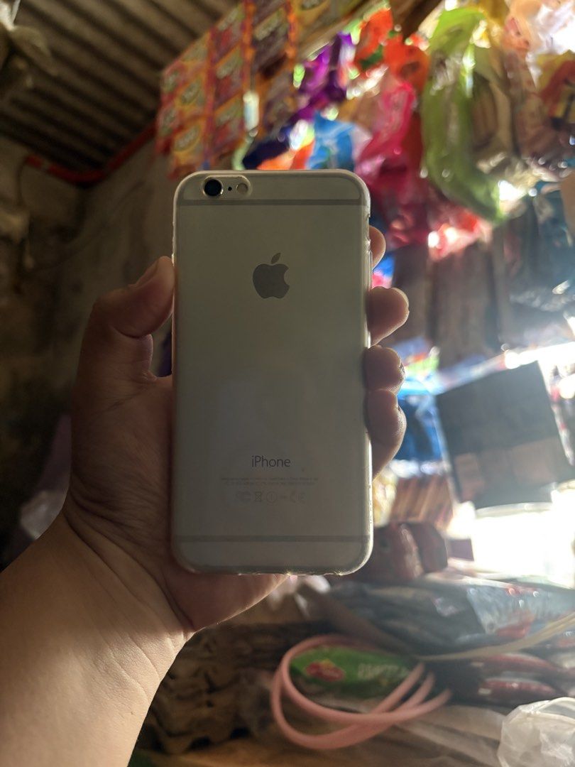 Iphone 6 (Category: iPhone 6 Series) located in Manila. Submitted by kisteeeeee31732 (Listing ID 1466875519, Image 2). Description: Iphone 6 16gb 100% batt health unli reset for spare phone call or text messages pictures .