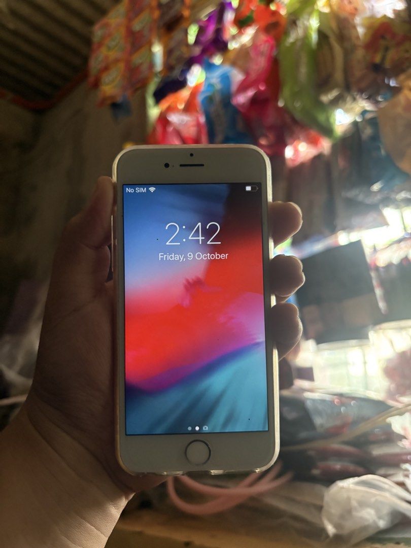 Iphone 6 (Category: iPhone 6 Series) located in Manila. Submitted by kisteeeeee31732 (Listing ID 1466875519, Image 1). Description: Iphone 6 16gb 100% batt health unli reset for spare phone call or text messages pictures .