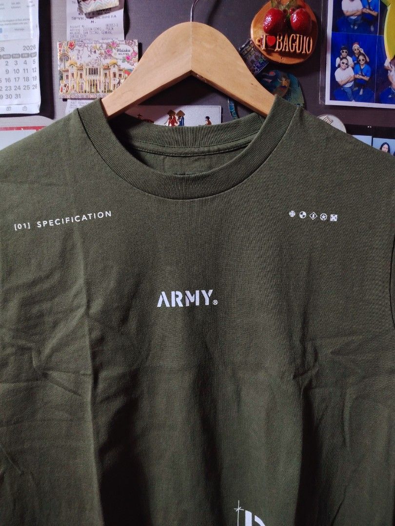 Izzue Army Tee (Category: Tshirts & Polo Shirts ) located in General Santos City (Dadiangas). Submitted by rafaelmir09800 (Listing ID 1466957776, Image 2). Description: ISSUE- Army Tee - Size Small on tag - Dimensions 19x26 - Color Rate 9.9/10 - As New Condition - No issue -🏷599+SF Location: General Santos City, 9500..