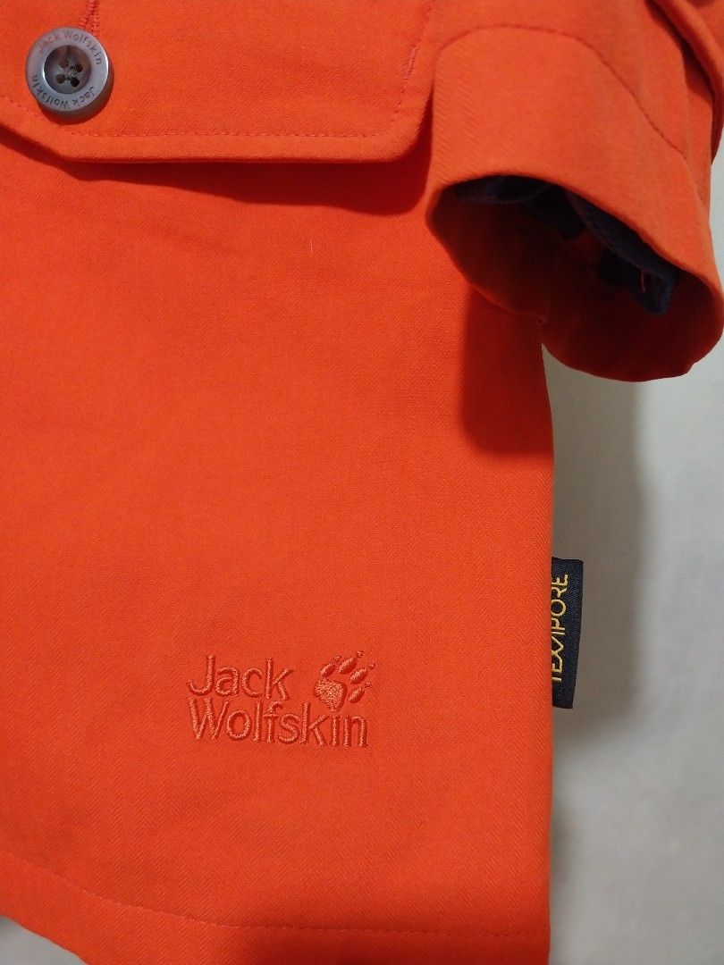Jack Wolfskin Red orange Jacket (Category: Coats, Jackets and Outerwear) located in Manila. Submitted by PrinceDani.Clothing (Listing ID 1466855117, Image 3). Description: Jack wolfskin texapore 3in1 system jacket small on tag large fit 20in width 27in length excellent condition .