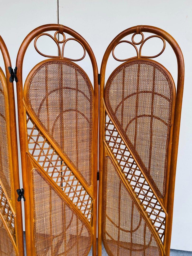 “JAPAN SURPLUS” 2PCS IDENTICAL RATTAN 4/PANEL DIVIDER / PARTITION (Category: Other Home Furniture) located in Manila. Submitted by jerichocal17856 (Listing ID 1466841772, Image 3). Description: “JAPAN SURPLUS” 2PCS IDENTICAL RATTAN 4/PANEL DIVIDER / PARTITION SIZE: 59-16L” x 60H” inches (AS-IS ITEM) IN GOOD CONDITION.