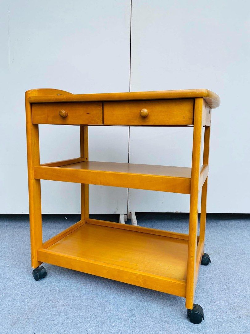 “JAPAN SURPLUS” SERVICE TROLLEY / BAR CART (Category: Other Home Furniture) located in Manila. Submitted by jerichocal17856 (Listing ID 1466840830, Image 1). Description: “JAPAN SURPLUS” SERVICE TROLLEY / BAR CART SIZE: 25L” x 17W” x 29H” inches (AS-IS ITEM) IN GOOD CONDITION.