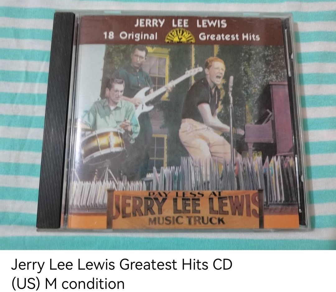 Jerry Lee Lewis Greatest Hits CD (unsealed) (Category: CDs & DVDs) located in Dangcagan. Submitted by cd_haven5 (Listing ID 1466792290, Image 1). Description: #FORSALE #FORSALE #FORSALE #Authentic #Legit #Original We only sell original items. All items posted are on hand. Please message me for availability of the item/s because the items are also posted on my other online stores. All items are imported unless stated PH. We also accept Pre-orders.