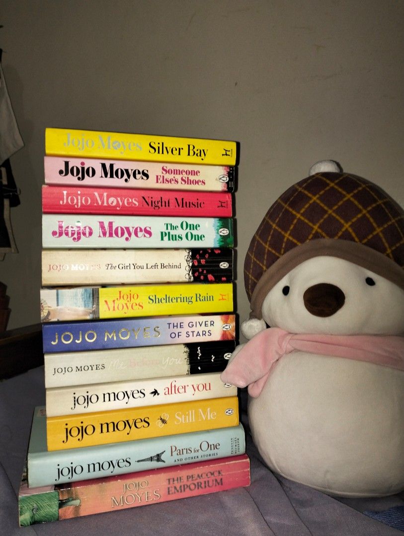 Jojo Moyes Book Collection Novels Assorted Titles (Category: Storybooks) located in Caloocan City. Submitted by maryadims0707_819 (Listing ID 1466725538, Image 1). Description: SALE BOOKS!! (MINIMUM OF TWO BOOKS) - Author: Jojo Moyes - Books included: 200 - Silver Bay (paperback) 200 - Someone Else's Shoes (paperback) 50 - Night Music (paperback) 150- The One Plus One (paperback) 100 - The Girl You Left Behind (paperback) 150 - Sheltering Rain (p