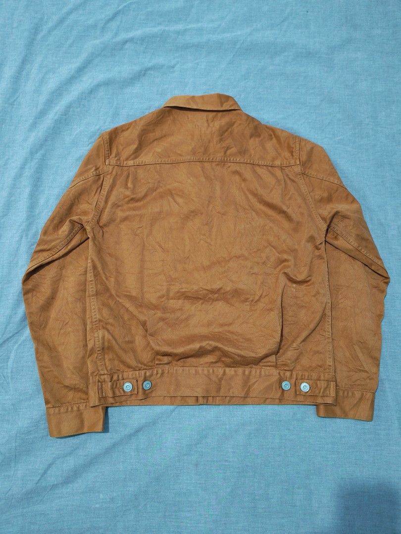 Journal standard type I selvedge jacket (Category: Coats, Jackets and Outerwear) located in Baguio. Submitted by used_clothing2600 (Listing ID 1466907054, Image 2). Description: Journal standard type I selvedge jacket size medium verygood condition pit to pit 19.5 length 24.5 shoulders 17 sleeve length 24.5 P 2,500.