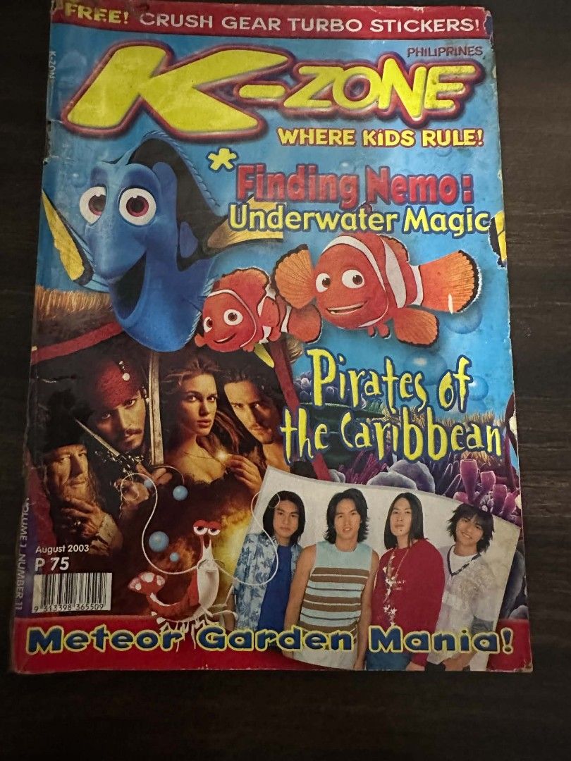 K Zone Magazine Aug 2003 (Category: Magazines) located in Quezon City. Submitted by jimtoys2 (Listing ID 1466927433, Image 1). Description: K-Zone Magazines for Sale or Trade Price - 500 If for trade need the ff: 2002 - December 2003 - Feb, April, June, Sept 2004 - Jan, May, July, Aug, Sept, Nov, Dec ❗NOTE: May mga missing/cut out pages 📌Location: Project 4 Quezon City 🤝Meetups: Hitop Supermarket Aurora blvd Anonas Lrt 💵Mode of Payment: BDO, B