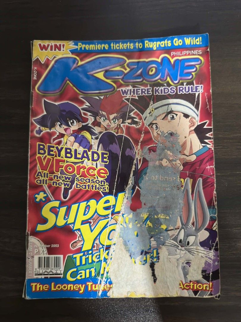 K Zone Magazine Nov 2003 (Category: Magazines) located in Quezon City. Submitted by jimtoys2 (Listing ID 1466927440, Image 1). Description: K-Zone Magazines for Sale or Trade Price - 500 If for trade need the ff: 2002 - December 2003 - Feb, April, June, Sept 2004 - Jan, May, July, Aug, Sept, Nov, Dec ❗NOTE: May mga missing/cut out pages 📌Location: Project 4 Quezon City 🤝Meetups: Hitop Supermarket Aurora blvd Anonas Lrt 💵Mode of Payment: BDO, B