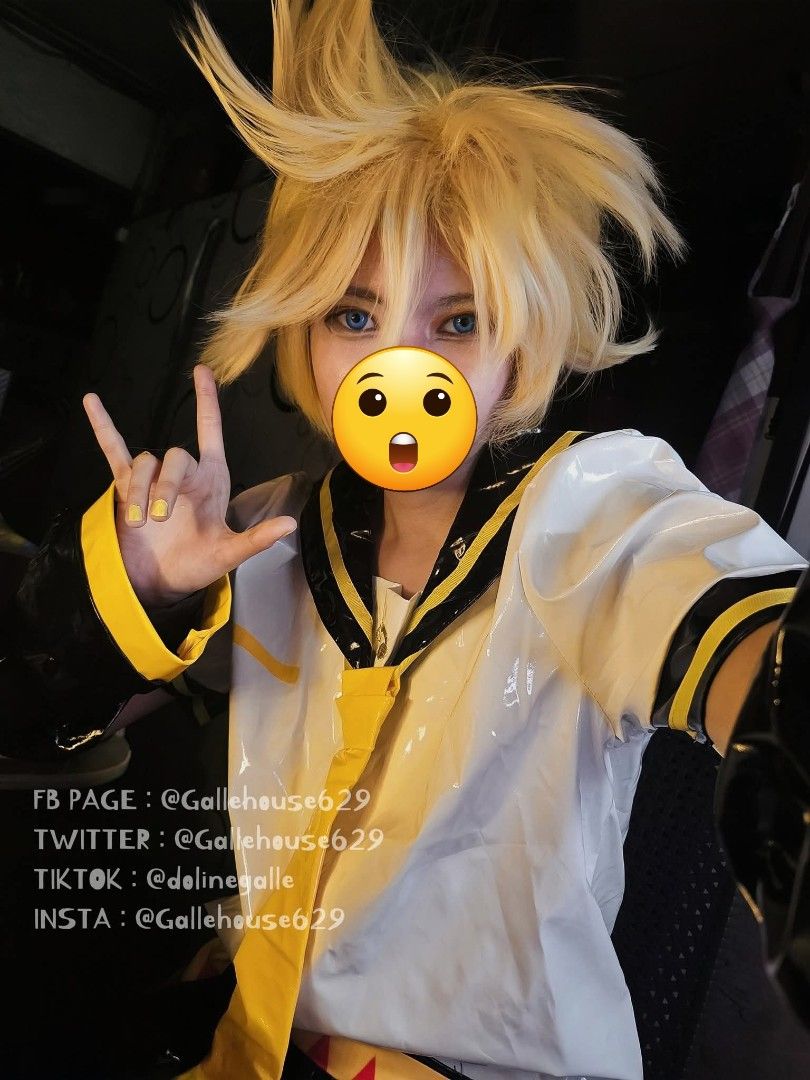 Kagamine Len Cosplay (Category: Tshirts & Polo Shirts ) located in Manila. Submitted by d0lline (Listing ID 1466875467, Image 2). Description: MOP : Gcash MOD : Lalamove Meetups : Recto, UST, SM Manila/San Lazaro, Legarda Elementary School (On hand cash are acceptable).