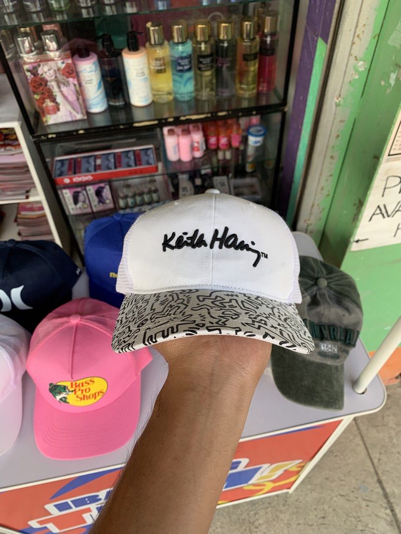 Keith Haring Cap (Category: Caps & Hats) located in Tibiao. Submitted by notaveragethrift (Listing ID 1466795230, Image 1). Description: Color Rate: 9.8/10 or better Excellent Condition No Issue.
