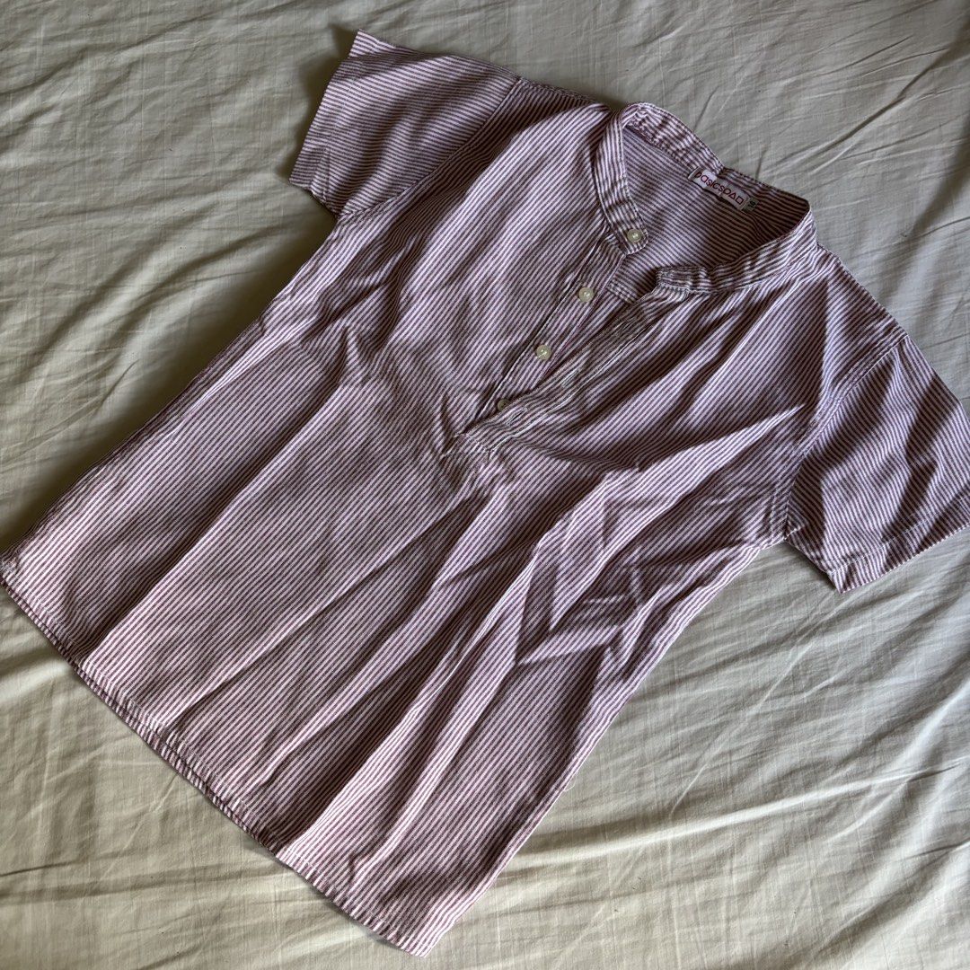 Kids Basic Linen Stripe Polo Shirt (Category: Babies & Kids Fashion) located in Binan City. Submitted by myprelovedhaul (Listing ID 1466785540, Image 1). Description: - 14 inch width | length 22 - no when worn photos! - last price posted! - please message only if sure buyer! - limited replies only. - Available unless mark as sold. - Ship via j&t or lalamove for same day. -Mode of payment: Gcash 📍Biñan Laguna .