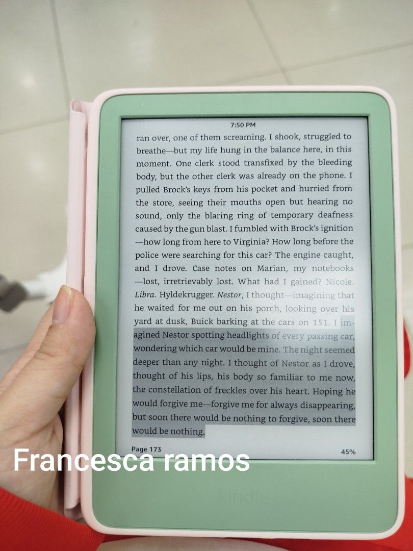 Kindle Basic 11th Gen Matcha (with ads) (Category: E-Readers) located in Adams. Submitted by eggpiehead (Listing ID 1466959288, Image 3). Description: - bought in Feb 2026 - with box and cable cord included - free 2 cases with flap cover - comes with free book! mop: gcash mod: direct J&T/LBC location: Pangasinan .