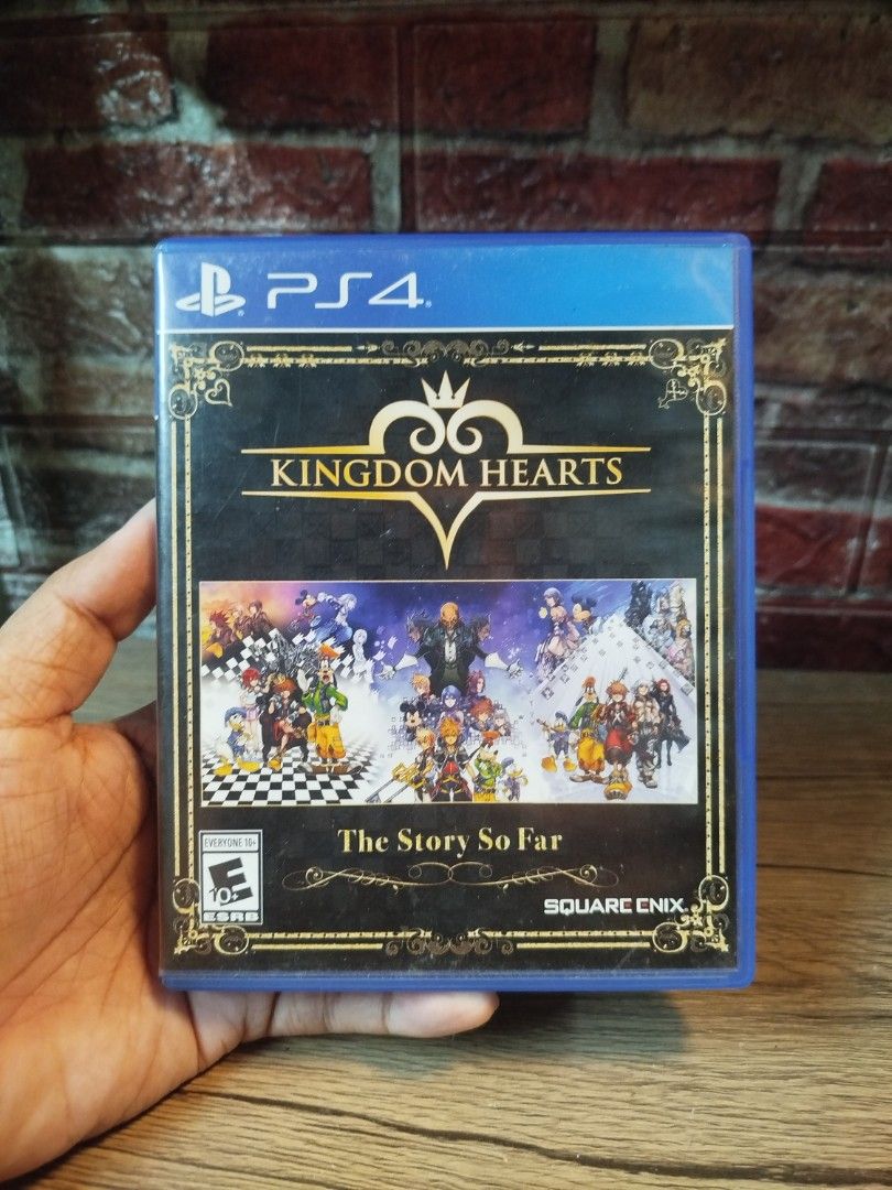 Kingdom Hearts PS4 Games Bundle (Category: PlayStation) located in Binan City. Submitted by pumpkiiin02 (Listing ID 1466949434, Image 3). Description: - Platform: PlayStation 4 (PS4) - Included Games: The Story So Far collection, Kingdom Hearts III, and Melody of Memory - Special Features: KH3 comes in a sleek black checkered steelbook case - Condition: Melody of Memory is still factory sealed in plastic; all other discs and cases are in good sha
