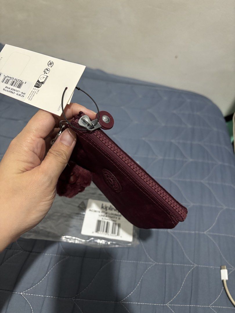 Kipling Small Creativity (Category: Wallets & Card holders) located in Manila. Submitted by declutter_byjaq (Listing ID 1466934611, Image 3). Description: Kipling Small Creativity Color: Lounge Wine Brandnew.
