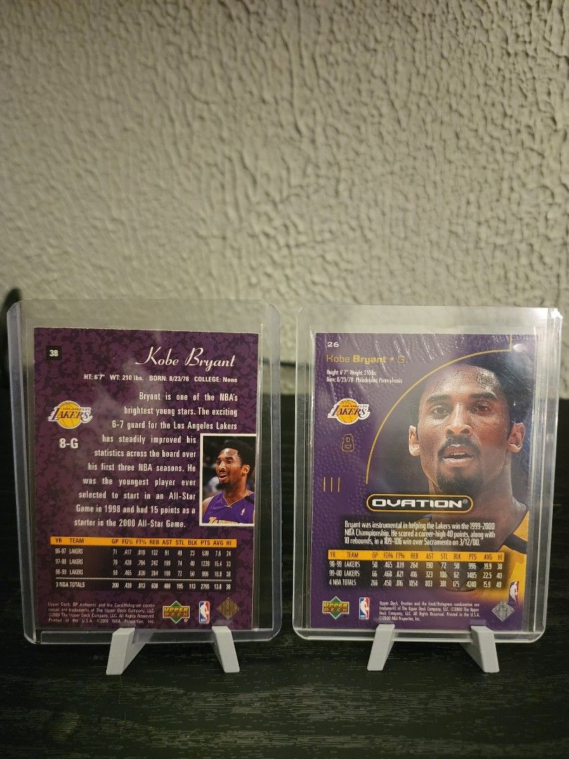 Kobe Bryant 26, 38 (Category: Raw Singles) located in Manila. Submitted by kg613 (Listing ID 1466775746, Image 2). Description: .