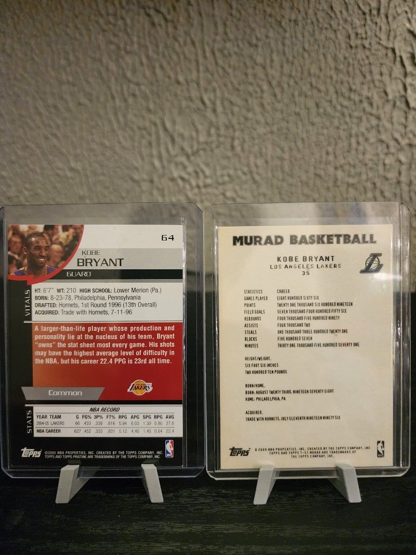 Kobe Bryant, Kobe Bryant 64, 35 Common (Category: Raw Singles) located in Manila. Submitted by kg613 (Listing ID 1466775593, Image 2). Description: .
