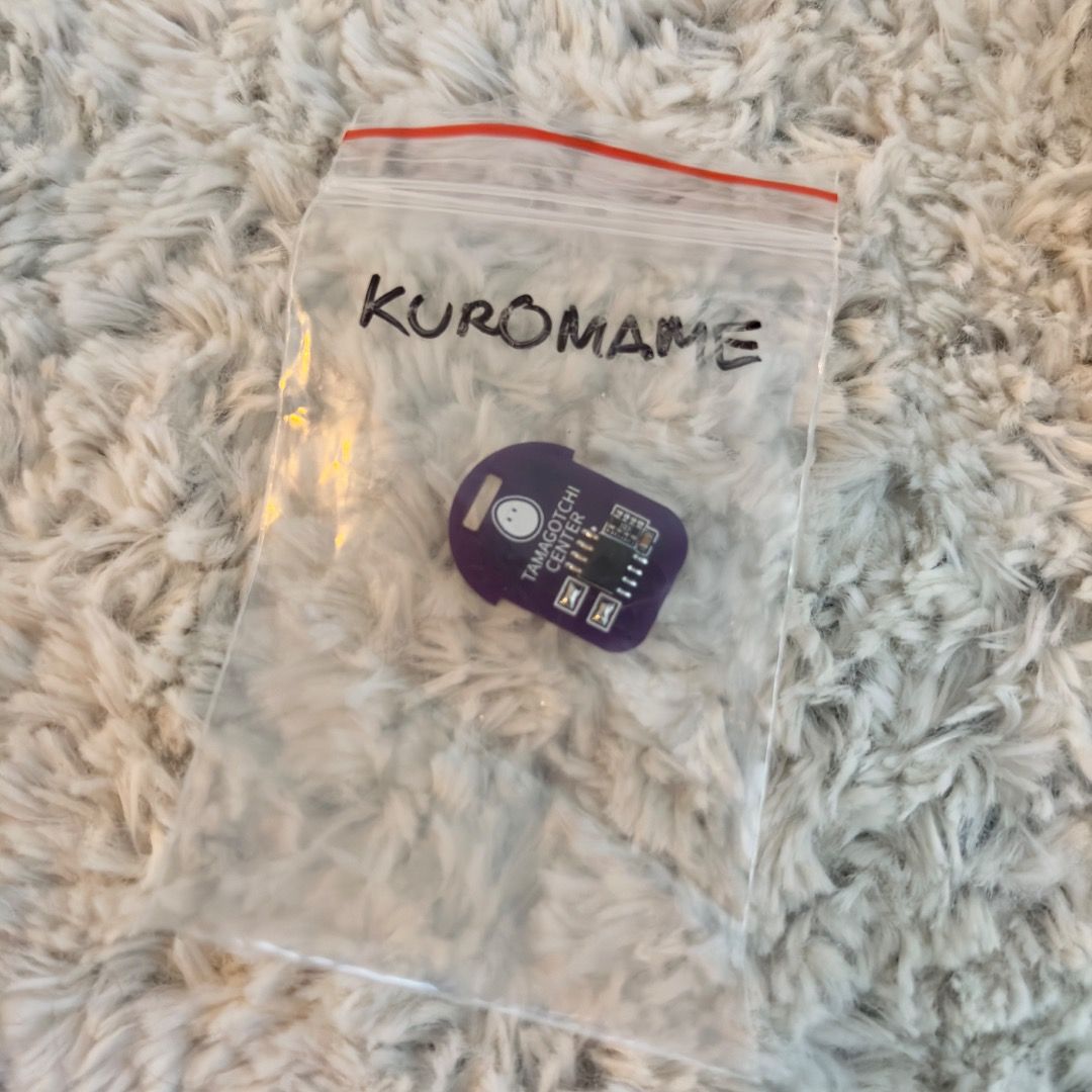 Tamagotchi Kuromame Gotchi Card (Category: Others) located in Marikina City. Submitted by majo-esguerra (Listing ID 1466781655, Image 1). Description: Hi! I'm selling my Kuromametchi Tamatown Tamago Gotchi Card Price: 700 (selling it cheaper than what I got it for 🙇‍♀️) Device is not included. 🎀.