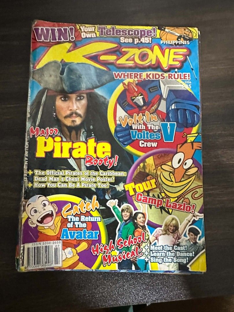 K-Zone Philippines July 2006 Magazine (Category: Magazines) located in Quezon City. Submitted by jimtoys2 (Listing ID 1466927249, Image 1). Description: K-Zone Magazines for Sale or Trade Price - 500 If for trade need the ff: 2002 - December 2003 - Feb, April, June, Sept 2004 - Jan, May, July, Aug, Sept, Nov, Dec ❗NOTE: May mga missing/cut out pages 📌Location: Project 4 Quezon City 🤝Meetups: Hitop Supermarket Aurora blvd Anonas Lrt 💵Mode of Pa