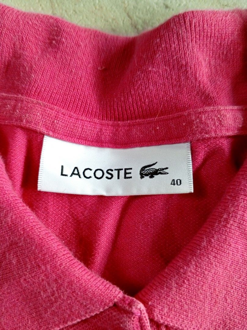Lacoste (Category: Blouses) located in Manila. Submitted by calmstar-c79f75 (Listing ID 1466808577, Image 3). Description: V-good condition.