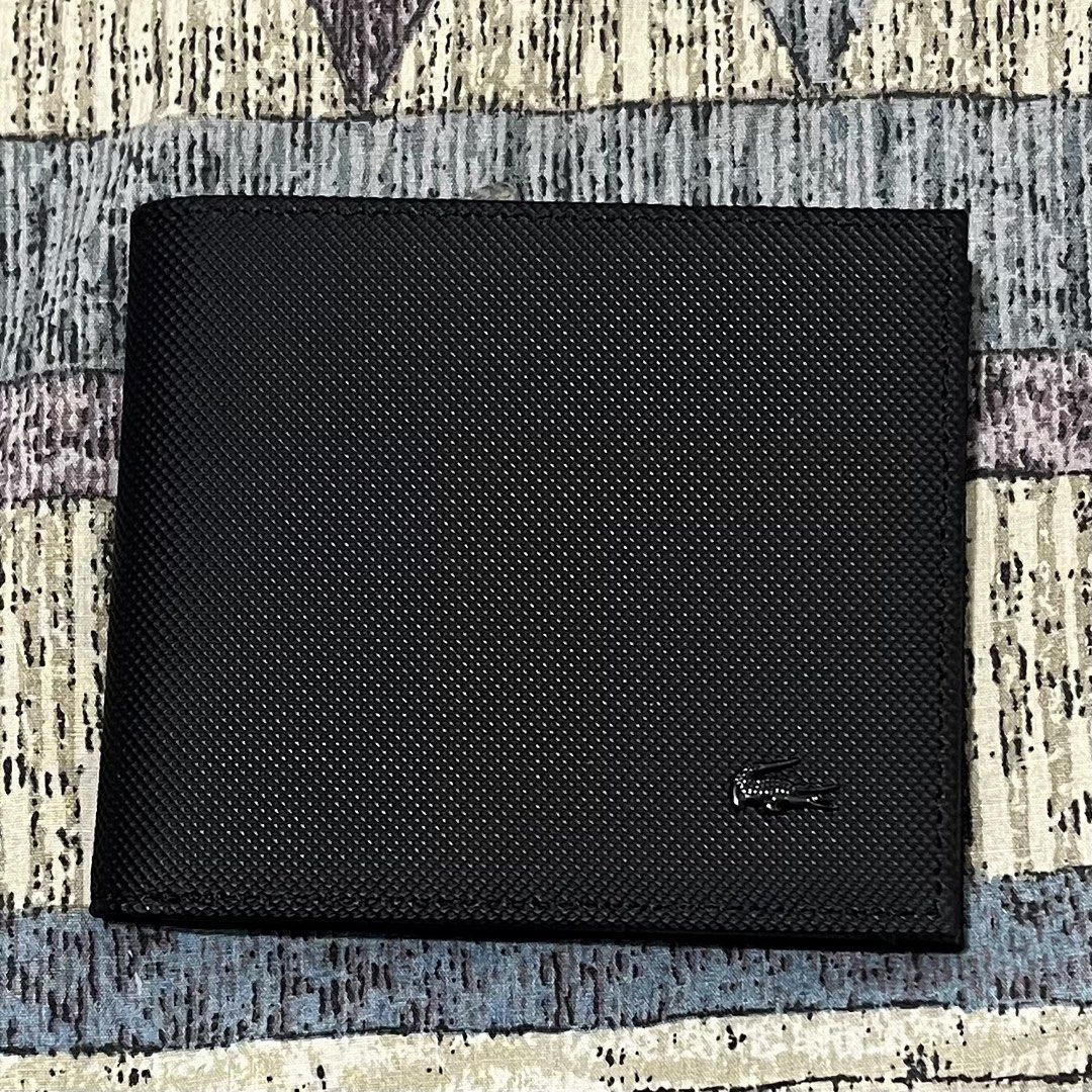 SALE !!! Lacoste Bi-Fold Black Wallet (Category: Wallets & Card Holders) located in Quezon City. Submitted by jpsstore (Listing ID 1466883418, Image 1). Description: Lacoste Bi-Fold Black Wallet With box No issue MOP: Gcash SHIPPING: J&t | Lalamove .