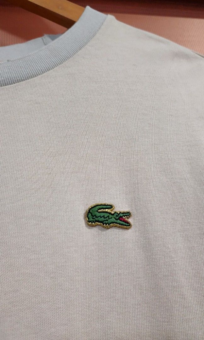 Lacoste Crew Neck Shirt - Cream (Category: Tshirts & Polo Shirts ) located in Cabuyao City. Submitted by dthrifts (Listing ID 1466864398, Image 3). Description: 21 W 27 L Authentic Excellent Condition.