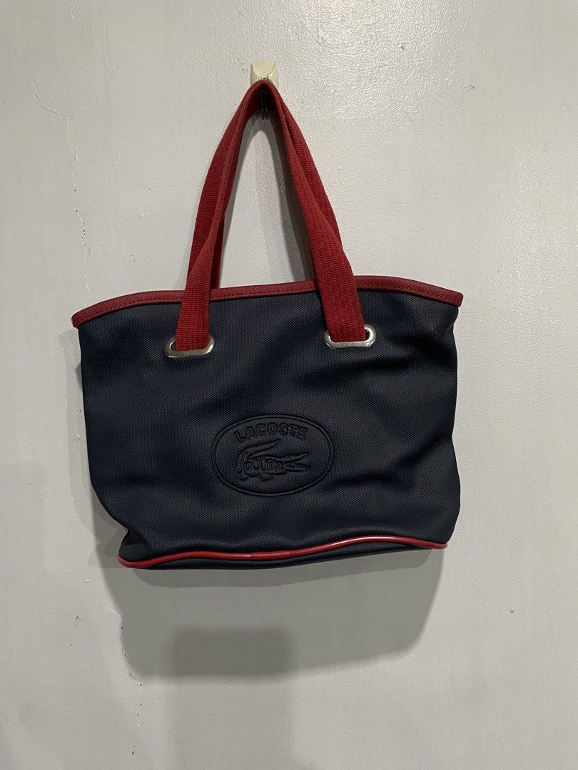 Lacoste Hand Bag (Category: Tote Bags) located in San Carlos City. Submitted by latumsthrift (Listing ID 1466893324, Image 2). Description: Lacoste Hand Bag Excellent Condition Dm📩.