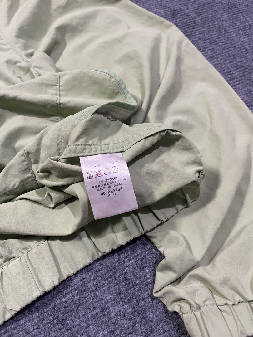 Lacoste harrington jacket (Category: Coats, Jackets and Outerwear) located in Manila. Submitted by maasnathan97346 (Listing ID 1466933989, Image 3). Description: Lacoste harrington jacket (Sage green) Size Medium Width 22 Length 25.5 Excellent condition Location Laguna Jnt Ship Plus Sf.