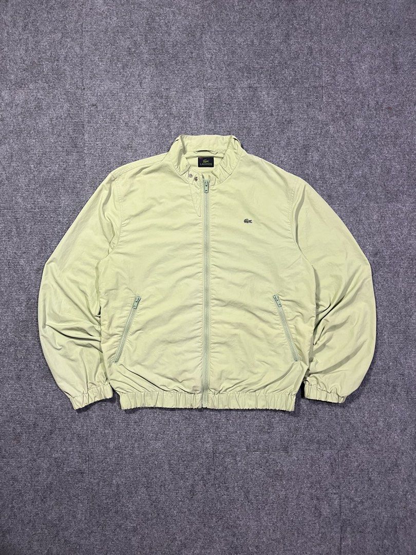 Lacoste harrington jacket (Category: Coats, Jackets and Outerwear) located in Manila. Submitted by maasnathan97346 (Listing ID 1466933989, Image 1). Description: Lacoste harrington jacket (Sage green) Size Medium Width 22 Length 25.5 Excellent condition Location Laguna Jnt Ship Plus Sf.