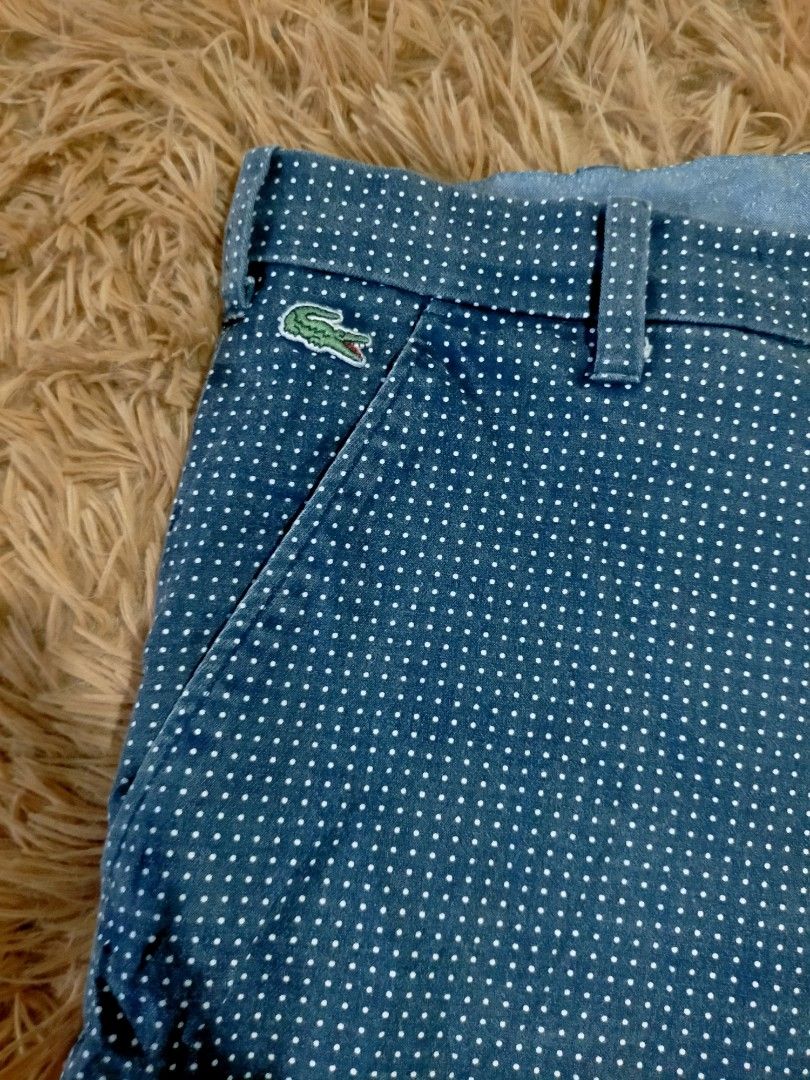 LACOSTE MICRO DOT SHORT (Category: Shorts) located in Santo Tomas. Submitted by kyso_thrift (Listing ID 1466913717, Image 2). Description: .