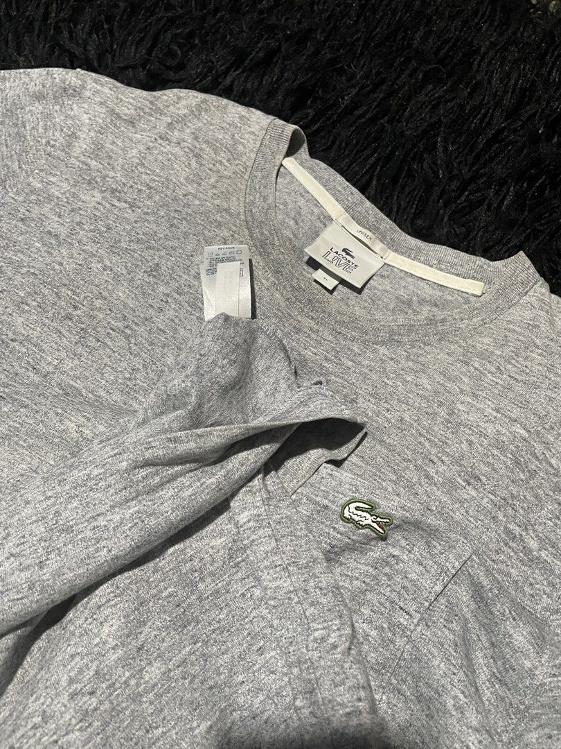 Lacoste pocket tee (Category: Activewear) located in Munoz. Submitted by bb_jimbo0 (Listing ID 1466956385, Image 2). Description: As new, 20.5x27.