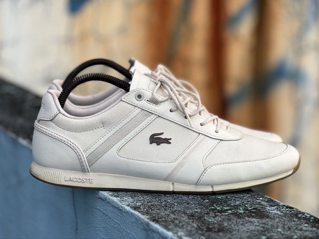 Lacoste sneakers for mens (Category: Sneakers) located in Quezon City. Submitted by store_4_all_season (Listing ID 1466892440, Image 2). Description: Size 8us mens / 41 eu / 26 cm Used - very good condition No issue 📩📩📩.