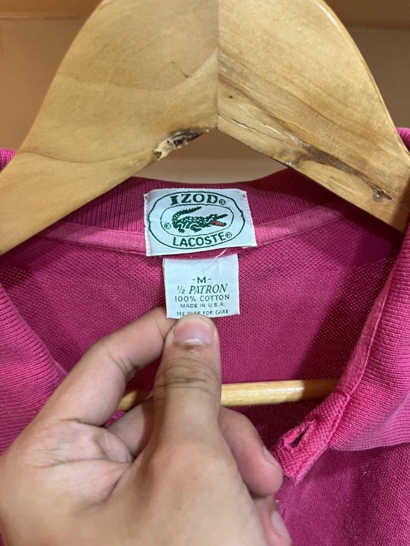 Lacoste x Izod Polo shirt (Category: Luxury Apparel) located in Quezon City. Submitted by michypeachyy1 (Listing ID 1466878355, Image 2). Description: 850 plus shipping only medium size.