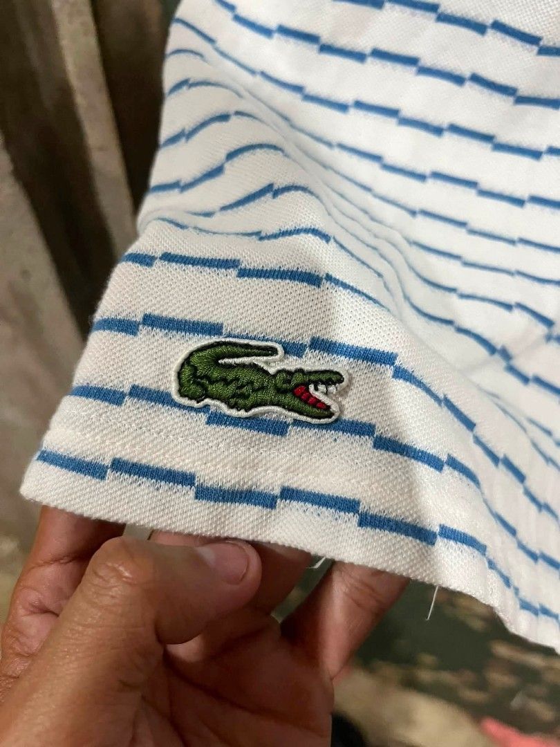 LACOSTE X YAZBUKEY (Category: Tshirts & Polo Shirts ) located in Sindangan. Submitted by waterbop (Listing ID 1466925869, Image 3). Description: LACOSTE X YAZBUKEY 2,500 + SF AS NEW CONDITION NO ISSUE 10/10 COLOR RATE SIZE 4 ON TAG 18 PIT TO PIT 25 LENGTH.