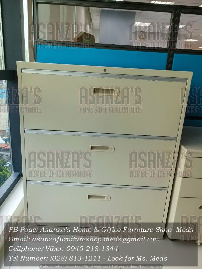 LATERAL STEEL FILING CABINET (Category: Office Furniture & Fixtures) located in Quezon City. Submitted by asanzameds.1995 (Listing ID 1466841664, Image 2). Description: **LATERAL STEEL FILING CABINET | PROOF OF PURCHASE ✨ ASANZA'S HOME & OFFICE FURNITURE SHOP 🛒 🛠️🛠️𝑶𝒖𝒓 𝑺𝒆𝒓𝒗𝒊𝒄𝒆𝒔🛠️🛠️ 🔥𝑭𝒓𝒆𝒆 𝑰𝒏𝒔𝒕𝒂𝒍𝒍𝒂𝒕𝒊𝒐𝒏 🔥𝑭𝒂𝒔𝒕 𝑷𝒓𝒐𝒅𝒖𝒄𝒕𝒊𝒐𝒏 𝒂𝒏𝒅 𝒔𝒉𝒐𝒓𝒕 𝒍𝒆𝒂𝒅 𝒕𝒊𝒎𝒆 𝒕𝒐 𝒓𝒆𝒂𝒄𝒉 𝒚𝒐𝒖𝒓 𝒕𝒂𝒓𝒈𝒆𝒕 𝒔𝒄𝒉𝒆�