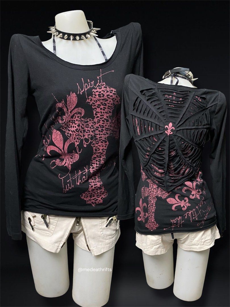 lazy daisy spider web back y2k alt japan (Category: Longsleeves) located in Cavite. Submitted by medeathrifts (Listing ID 1466864883, Image 1). Description: 𝜗𝜚 𝐋𝐀𝐙𝐘 𝐃𝐀𝐈𝐒𝐘 𝐬𝐩𝐢𝐝𝐞𝐫-𝐰𝐞𝐛 𝐛𝐚𝐜𝐤 𝐚𝐫𝐜𝐡𝐢𝐯𝐞 𝐩𝐢𝐞𝐜𝐞🇯🇵 ── ⟢ ・⸝⸝ ⋮ ⌗ ┆꩜ 𝒔𝒊𝒛𝒆: 𝒔𝒎𝒂𝒍𝒍–𝒎𝒆𝒅𝒊𝒖𝒎 (𝒐𝒏𝒆 𝒔𝒕𝒐𝒄𝒌 𝒐𝒏𝒍𝒚) ⋮ ⌗ ┆꩜ black 𝐚𝐜𝐭𝐮𝐚𝐥 𝐜𝐨𝐥𝐨𝐫 ♡ ⋮ ⌗ ┆꩜ 𝒅𝒆𝒇𝒆𝒄𝒕: — ── ⟢ ・⸝⸝ fixed price ୨୧ 𝐥𝐨𝐜𝐤 ₱𝟔𝟓𝟎𝟎 | $𝟏𝟎𝟒 𝐔𝐒𝐃 (𝒂𝒖𝒕�