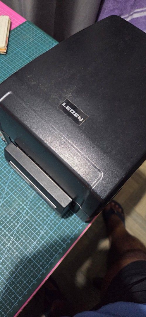 LEDEN LG 930C Ribbon and Sticker Printer Package (Category: Printers, Scanners & Copiers) located in Iloilo. Submitted by paolobadia45476 (Listing ID 1466907820, Image 1). Description: - Model: LEDEN LG 930C thermal printer with USB connection and cutter version - Includes label roll holder stand - Comes with various ribbon rolls - Includes sticker rolls in multiple colors - Comes with extra plastic cores in bags - Ideal bundle for small business